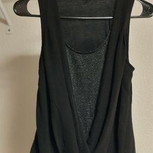Express black and silver tank